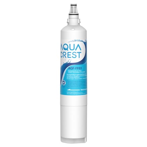 AQUA CREST 5231JA2006A Replacement for LG® LT600P®, KENMORE® 9990, 5231JA2006B, KENMORECLEAR 46-9990, 5231JA2006, RFC1000A, 5231JA2006E, clch104, 5231ja2006a-s Refrigerator Water Filter, 3 Filters