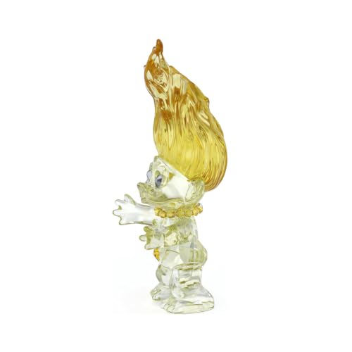 SWAROVSKI Trolls Good Luck Trolls Jaune statuette de collection luxe