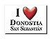 Enjoymagnets DONOSTIA San SEBASTIÁN (SS) Souvenir IMANES DE Nevera ESPAÑA PAÍS Vasco IMAN Fridge Magnet Corazon I Love
