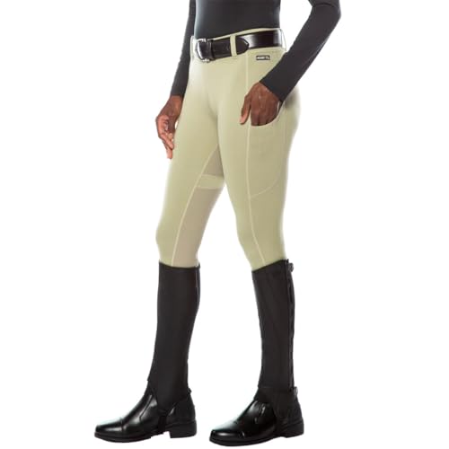 Image of Kerrits Women's Flex 3.0 Full Seat Horse Riding Tights - Lightweight Equestrian Leggings with Secure Grip and Pockets