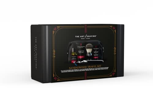 The Art of Shaving 5 Piece Travel Kit with Morris Park Razor, Sandalwood - Image 3