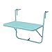 Produktbild Klapptisch Hängender Schmiedeeisens, Metalleinfache Miniwand, die kleine Tabelle, kreativer Mode-faltender Balkon-Hängetisch hängt (Farbe : Blau)