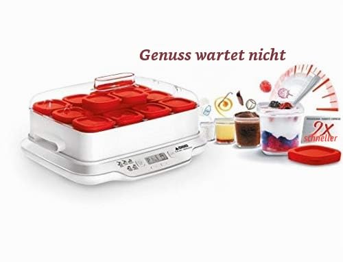 Foto von Seb Multi Délices, Express Joghurtbereiter 12 Gläser 140 ml, BPA-frei, 5 automatische Programme, Express-Programm, hergestellt in Frankreich YG661500