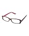 NYFASHION101 Mini Stone Accent Tortoise Rectangular Reading Glasses - PK, 1.0