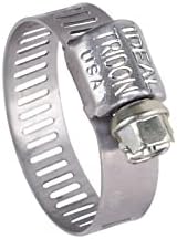 Ideal Tridon 4005878 0.312 to 0.625 in. Micro-Gear SAE 4 Silver Hose Clamp Stainless Steel Screw - Pack of 101010