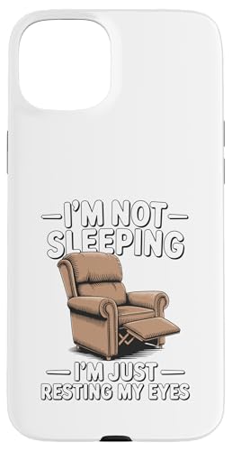 Dad Joke Funny Men I'm Not Sleep I'm Resting My Eyes �X�}�z�P�[�X iPhone 15 Plus �p