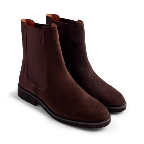 GIOSEPPO Bota de piel Modelo COATES color Marrón oscuro, talla 38