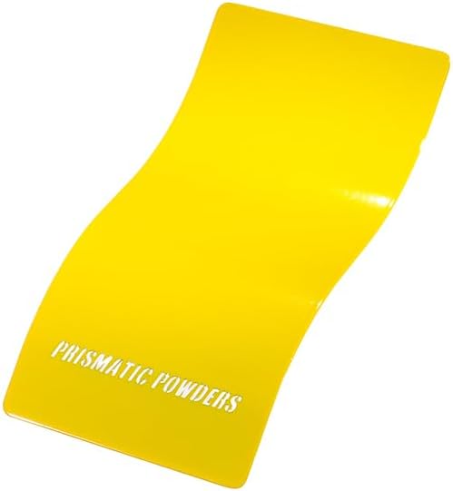 PRISMATIC POWDERS Ski-Doo Yellow - Solid Tone Polyester Powder Coating - Gloss 1 LB - Durable, High Performance Coating for Automotive Metal, Wheels, Parts - Made in USA - (PSS-10661)
