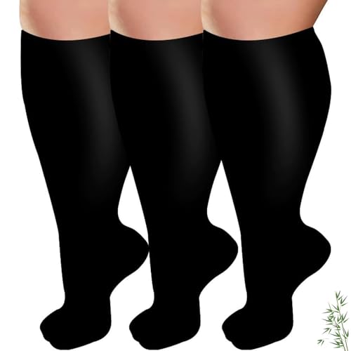 Everstride Compression Socks Women Plus Size, 2025 Compression Socks for Women Wide Calf, Everstride Socks