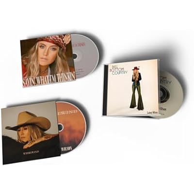 Lainey Wilson 3 CD Discography Collection: Sayin What I'm Thinkin' / Bell Bottom Country / Whirlwind