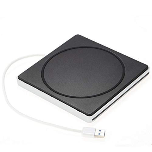Blu ray Drive External DVD Drive,VikTck USB3.0 Hard DVD/CD Burner/Writer,3D 4K 6X Blu-Ray Disc Playback, Slim & Super-Fast for Windows, Mac OS Laptop, PC, Computer (Silver)