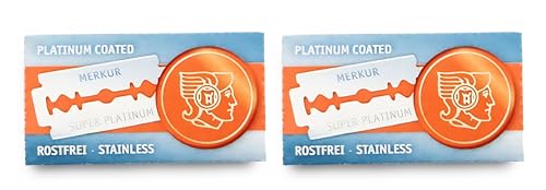 20 Lamette da Barba Merkur Super Platinum