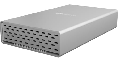 Storeva Boîtier pour Disque Dur 3,5 SilverDrive USB-C/USB-A