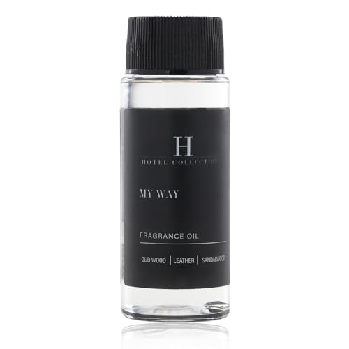 Hotel Collection – My Way Essential Oil Scent – Luxury Hotel Inspired Aromatherapy Scent Diffuser Oil – Lush Sandalwood, Warm Virginia Cedar, & Beautiful Iris – for Essential Oil Diffusers – 50mL