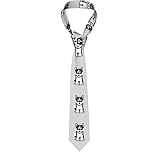 736 Moderne Kravatte Sibirischer Husky Welpe Slim Tie Mikrofaser Hochzeit Krawatten Klassischem Krawatten Für Hemd, Festlichkeiten, Hochzeit