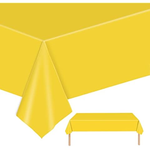 Yellow Easter Table Cloth for Party Cover