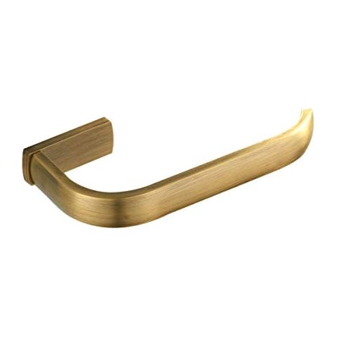 Flybath Antique Brass Toilet Roll Holder Cover