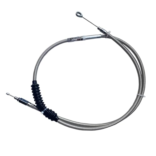 Cable de embrague de acero trenzado compatible con Sportster XL 883 y Touring de 180cm 2
