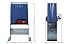 GATEXPERT Sliding Gate Opener with Remote Controls & Security Photocell Sensor,Chain Driven AC Motor for Gate up to 1350lb (AT1350 Automatic Gate Opener Kit)