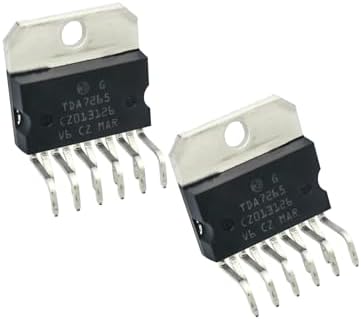 2Pcs TDA7265 25 + 25W Dual Stereo Audio Power Amplifier Chip IC TDA 7265
