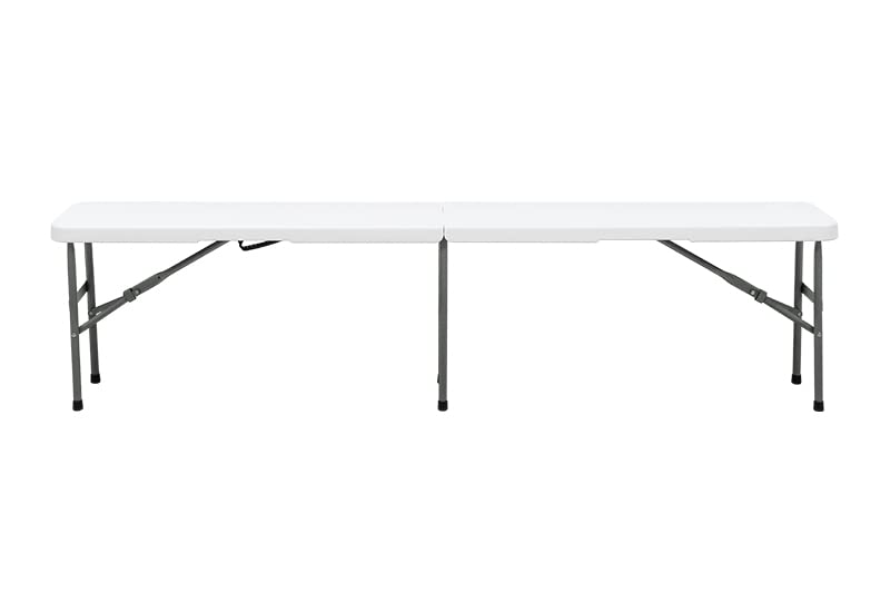 KAMBERG Banc Pliable 180 cm - 180 x 28 x 43,5 cm - Banc Pliant 180 cm | Poignée de Transport