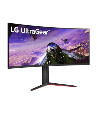 LG Ultragear™ 34GP63AP-B Ecran PC Gaming 34" - Dalle VA résolution QHD (3440x1440), 1ms GtG 160Hz, HDR 10, sRGB 99% (CIE1931), AMD FreeSync Premium, inclinable, HDMI 2.1 (2), Haut-parleurs intégrés