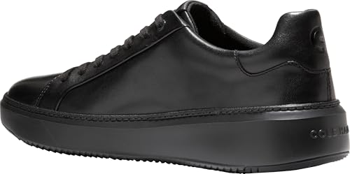 Cole Haan Cole Haan Mens Grandpro Topspin Sneaker, Black Leather/Black, 10.5-M US