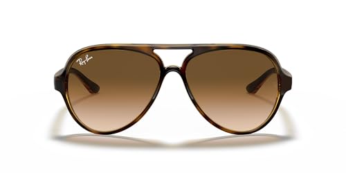 Ray-Ban - Lunette de soleil Cats 5000 Aviator , Brown (710/51 Light Havana)