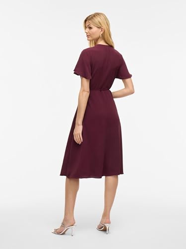 Robe Midi Wrap Vilovie VILA Confortable pour Silhouette Élancée