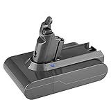 21.6V 6.0Ah V6 Battery Replacement Compatible with V6 Animal V6 Absolute V6 Motorhead V6 Fluffy DC58 DC59 DC61 DC62 DC72 DC74 SV03 SV04 SV05 SV06 SV07 SV09 Vacuum Cleaner(Not Fit V7, V8, V10, Gray)