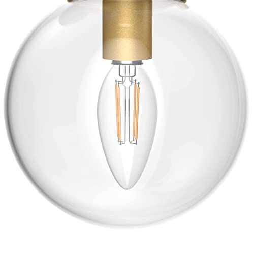 Ralbay Rustic Wall Sconces 2 Light Industrial Metal Black Wall Light Fixture Vintage Style Clear Glass Ball Wall Lamp For Bathroom Kitchen Living Room Vanity Hallway (Exclude Bulb) #TOP6