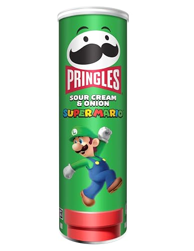 Patatas Pringles Sour Cream & Onion #SuperMario por 2,89€ (compra 3 por el precio de 2)