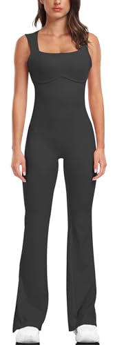 UNIQUEBELLA Las mujeres Leotard Jumpsuit, Deportes Stretchy Pullover Jumpsuit Suit - Jumpsuit Sportswear Leotard Forma Fitness Jumpsuit Suit