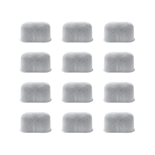 Nispira Activated Charcoal Water Filter Replacement For Braun Coffee Maker Brewer BRSC004. For BrewSense Drip Model, 12 Pack