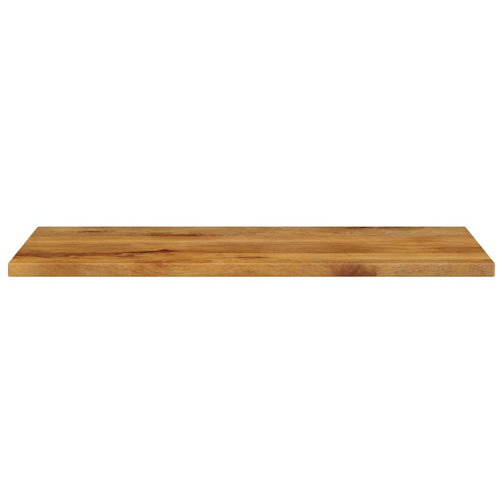 Generico Piano per Tavolo 100x60x2,5cm Rettangolare Legno Massello Mango,Marrone,13.5kg,371600