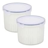Photo Gallery jolie max barattolo per sottaceti e olive da 2,5 l con colino, contenitore ermetico in plastica senza bpa, grande contenitore per alimenti per sottaceti, olive, formaggio in salamoia, frigorifero Photo Gallery jolie max barattolo per sottaceti e olive da 2,5 l con colino, contenitore ermetico in plastica senza bpa, grande contenitore per alimenti per sottaceti, olive, formaggio in salamoia, frigorifero