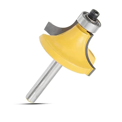 Woodworking Router Bit Set 1/4 Inch Shank 3/4 Inch Radius Carbide Round Over Edging Router Bit Wood Working Cutter