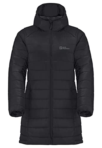 Jack Wolfskin Damen Bergland Ins W Coat, Schwarz, M EU