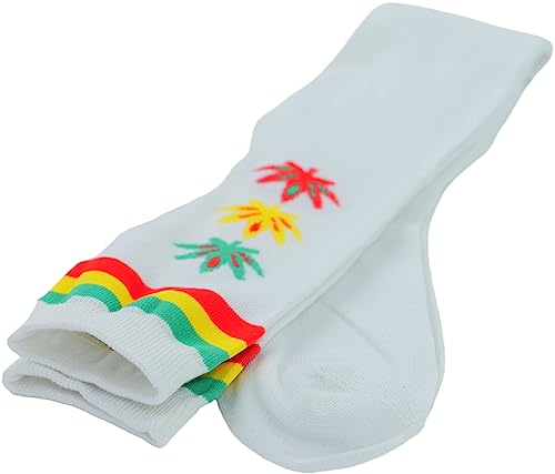 Image of ToBeInStyle Women's Colorful Patterned Design Knee High Socks