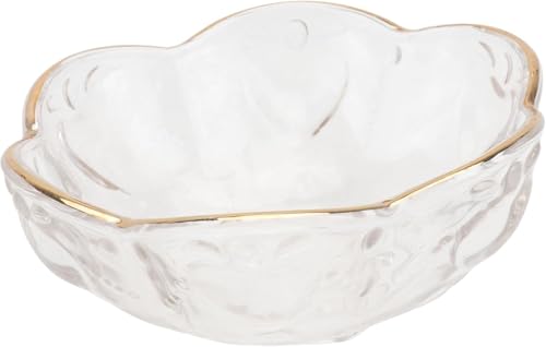 DACUAN 1Pc Glass Salad Bowl Multifunctional Household Tableware for Fruits Desserts and More Design for Parties Gatherings and Everyday Use