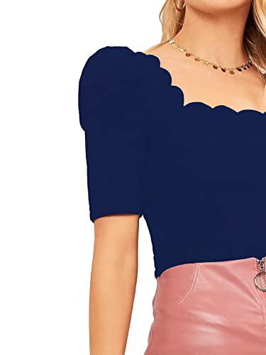 Image of Shasmi Women's Polyester Solid Slim Fit T-Shirt