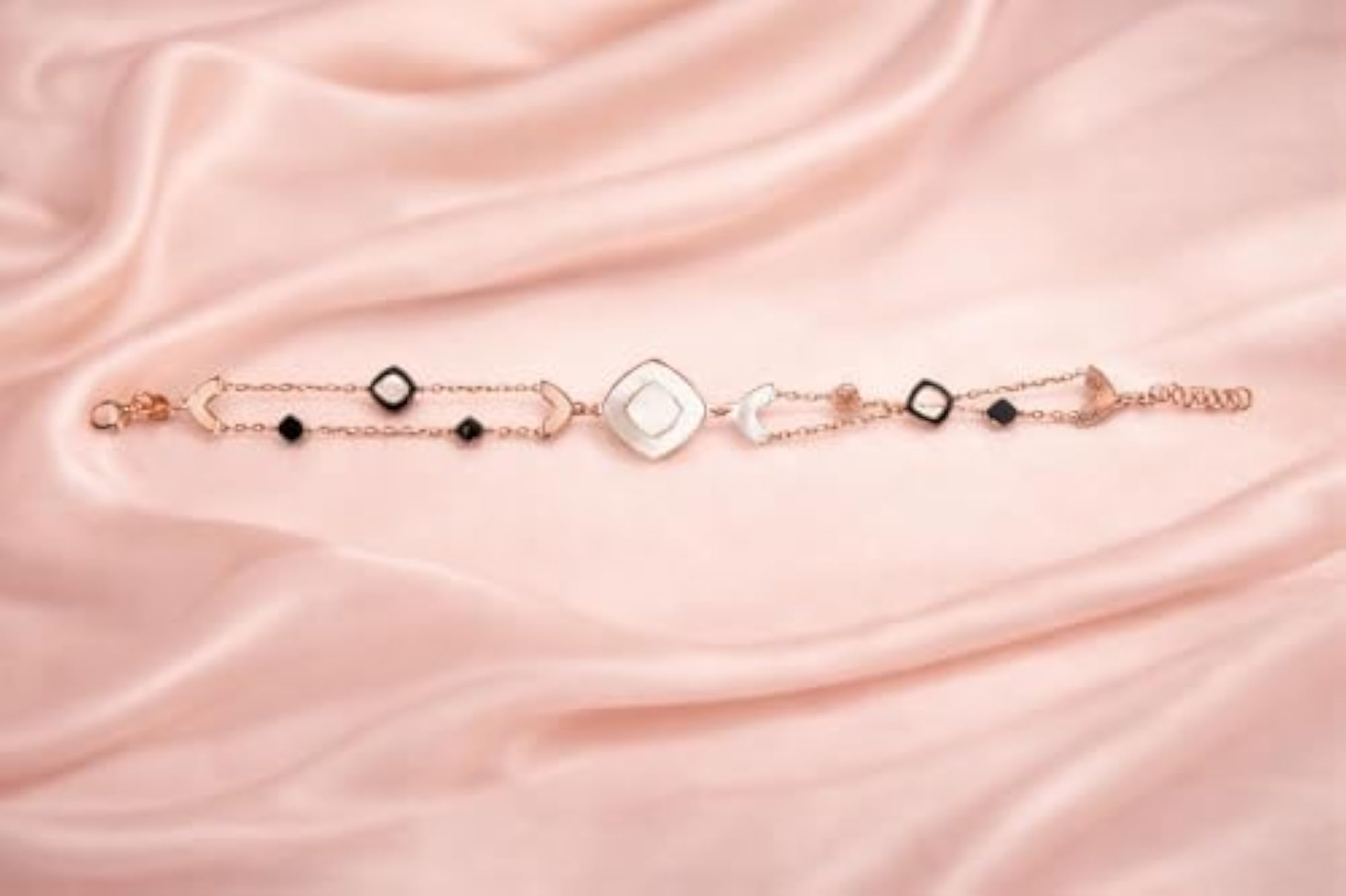 Women's 925 Sterling Silver Blush Harmony Bracelet, HUID