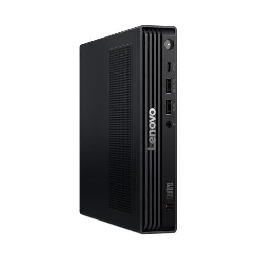 Image of Lenovo 2025 ThinkCentre M90q Gen 6 Tiny PC with Intel Core Ultra 5 245T vPro Processor, 32GB DDR5 Memory, 1TB Storage, DisplayPort 1.4, 20Gbps USB-C Port, and Windows 11 Pro