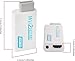 GoldOars Wii zu HDMI Adapter 1080P/720P HD Converter mit 3,5mm Stereo Audio Buchse Unterstützt NTSC/PAL Format für Smart TV HDTV (Weiß (ohne Gewinde))