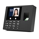 Time Attendance Face Recognition Time Clock Support Fingerprint Password Palm Print Facial Fast Recognition for Employees Access Control Machine Support Multi-Language System USB Port Data Management