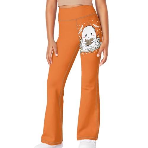 Image of Girls Flare Leggings Cute Bell Bottoms for Teen Girls Wide Leg Sweatpants for 5-14 T