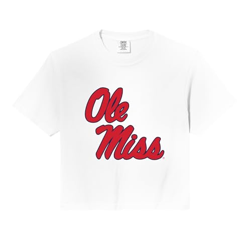 Ole Miss Rebels Traditional Comfort Colors Crop Top