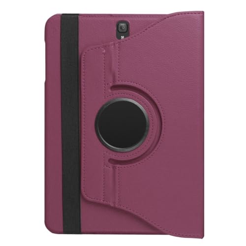 Image of M Cart 360 Degree Rotating Leather Case Cover for Samsung Galaxy Tab S3 9.7 inch (SM-T820 /T825 /T827) 2017 Release (Purple)