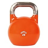 USO: Este tipo de kettlebell es FUNDAMENTAL para la preparación y permite entrenarse en condiciones óptimas; Son perfectas para principiantes y también para atletas experimentados; Las kettlebell de competición son apreciadas por su dimensión UNIFORME y por acostumbrarse al movimiento veloz no convencional