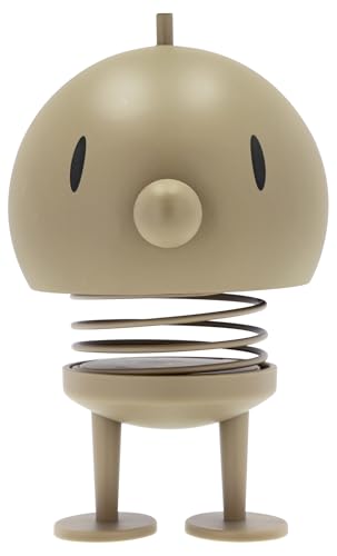 Hoptimist Speaker, Bluetooth Lautsprecher Design, Kabellos, Musikbox Erwachsene, 10 x 10 x 15 cm, Large, Soft Latte